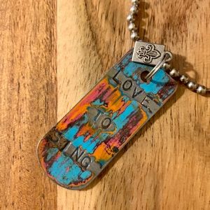 Kate mesta love to sing original necklace